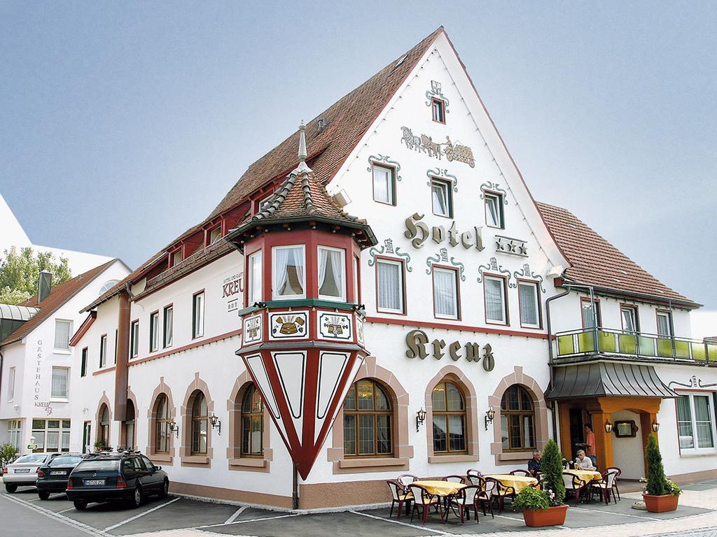 Hotel Kreuz Gaestehaus Und Lauchertbar Mit Terrasse Gammertingen Екстериор снимка